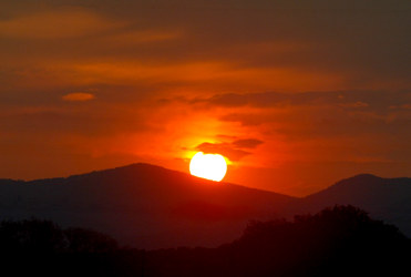 Sunset Over the Jemez Mountains